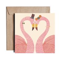 Opakowanie Karnet kw The Flamingos BD04