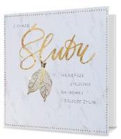 Opakowanie Karnet kwadratowy Ślub UK-Silver-08