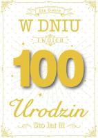 Opakowanie Karnet Urodziny 100 GM-515