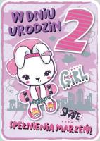 Opakowanie Karnet Urodziny 2 GM-684