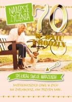 Opakowanie Karnet Urodziny 70 GM-656