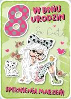 Opakowanie Karnet Urodziny 8 GM-696