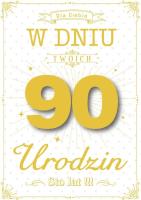 Opakowanie Karnet Urodziny 90 GM-514