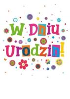 Opakowanie Karnet Urodziny GM-537