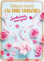 Opakowanie Karnet Urodziny GM-666