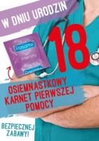 Opakowanie Karnet Urodziny Osiemnastka Gift-M-102