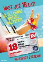 Opakowanie Karnet Urodziny Osiemnastka Gift-M-99