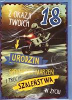 Opakowanie Karnet Urodziny Osiemnastka GM-458