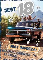 Opakowanie Karnet Urodziny Osiemnastka GM-589