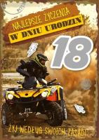 Opakowanie Karnet Urodziny Osiemnastka GM-591