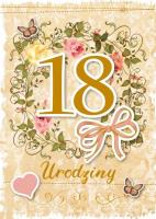Opakowanie Karnet Urodziny Osiemnastka GM-593