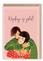 Opakowanie Kartka okolicznościowa Dziękuję, że jesteś K025