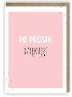 Opakowanie Kartka okolicznościowa, eko koperta Dziękuję K001