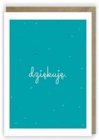 Opakowanie Kartka okolicznościowa, eko koperta Dziękuję K002