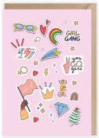 Opakowanie Kartka okolicznościowa Girls Power K106