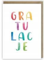 Opakowanie Kartka okolicznościowa Gratulacje K042
