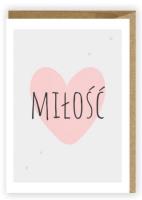 Opakowanie Kartka okolicznościowa Miłość, eko koperta K030