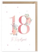 Opakowanie Kartka urodzinowa 18, eko koperta K098