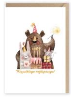 Opakowanie Kartka urodzinowa Wszystkiego najlepszego! K011