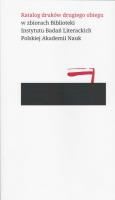 Opakowanie Katalog druków drugiegi obiegu