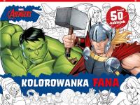 Okładka książki Kolorowanka fana. Marvel Avengers