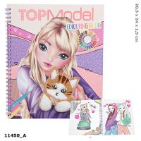 Opakowanie Kolorowanka z pluszowym kotkiem TOPModel 11450A