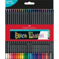 Kredki ołówkowe trójkątne Faber-Castell black edition 24 kolory. Wydawca: Faber-Castell. SmakLiter.pl Opakowanie Kredki ołówkowe trójkątne Faber-Castell black edition 24 kolory
