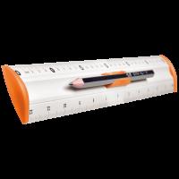 Linijka aluminiowa Tetis 30 cm pomarańczowa (BL040-PC). Autor: Michalczyk i Prokop. SmakLiter.pl Okładka książki Linijka aluminiowa Tetis 30 cm pomarańczowa (BL040-PC)