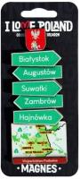 Opakowanie Magnes I love Poland Podlaskie ILP-MAG-C-POD-09