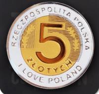Opakowanie Magnes I love Poland Polska ILP-MAG-B-PL-44