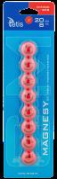Opakowanie Magnesy do tablic 20mm/8 uśmiech czerwone