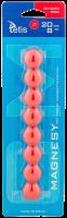 Opakowanie Magnesy do tablic czerwone gładkie 20mm/8