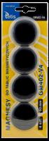Opakowanie Magnesy do tablic Tetis czarne 40mm/4
