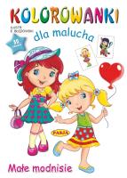 Małe modnisie. Kolorowanki dla malucha. Autor: Ernest Błędowski. SmakLiter.pl Okładka książki Małe modnisie. Kolorowanki dla malucha