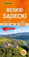 Okładka książki Mapa turystyczna. Beskid Sądecki 1: 50 000 w.2021