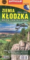Mapa turystyczna Ziemia Kłodzka 1:70 000. Autor: Opracowanie zbiorowe. SmakLiter.pl Okładka książki Mapa turystyczna Ziemia Kłodzka 1:70 000