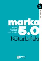 Marka 5.0. Autor: Jacek Kotarbinski. SmakLiter.pl Okładka książki Marka 5.0