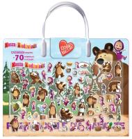 Okładka książki Masza i Niedźwiedź. Kocham naklejać