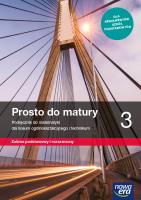 Matematyka LO 3 Prosto do matury Podr. ZPR 2021 NE. Autor: Antek Maciej, Belka Krzysztof, Bernard Minier (lektor: Piotr Grabowski). SmakLiter.pl Okładka książki Matematyka LO 3 Prosto do matury Podr. ZPR 2021 NE