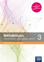 MATeMAtyka LO 3 ZPR Podr. 2021 NE. Autor: Babiański Wojciech, Chańko Lech, Czarnowska Joanna. SmakLiter.pl Okładka książki MATeMAtyka LO 3 ZPR Podr. 2021 NE
