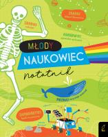 Młody naukowiec Notatnik. Autor: James Alice. SmakLiter.pl Okładka książki Młody naukowiec Notatnik