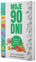 Moje 90 dni. Autor: Mariusz Budrowski, Agnieszka Juncewicz. SmakLiter.pl Okładka książki Moje 90 dni