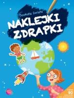 Naklejki zdrapki - Dookoła świata. Autor:   Praca zbiorowa. SmakLiter.pl Okładka książki Naklejki zdrapki - Dookoła świata