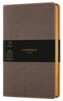 Opakowanie Notatnik 13x21cm linia Castelli Harris Brown