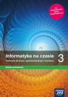 Okładka książki Nowe informatyka na czasie podręcznik 3 liceum i technikum zakres podstawowy