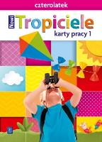 Okładka książki Nowi Tropiciele Czterolatek. Karty pracy cz.1 WSIP