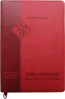 Okładka książki Nowy Testament NPD, czerwona, suwak i paginatory