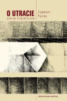 Okładka książki O utracie. Szkice filozoficzne