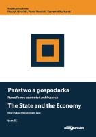 Państwo a gospodarka. Nowe prawo zamówień publicznych. Tom IX. Autor: (red.) Henryk Nowicki, Nowicki Paweł, Kucharski Krzysztof. SmakLiter.pl Okładka książki Państwo a gospodarka. Nowe prawo zamówień publicznych. Tom IX