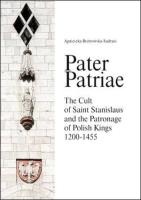 Pater Patriae. Autor: Agnieszka Rożnowska-Sadraei. SmakLiter.pl Okładka książki Pater Patriae